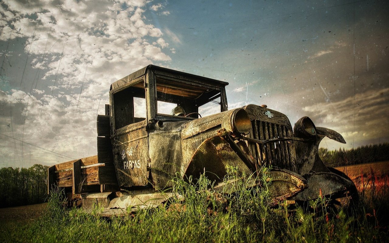 Обои небо, п, трава, поле, ретро, авто, шевроле, каркас, кузов, the sky, p, grass, field, retro, auto, chevrolet, frame, body разрешение 1920x1200 Загрузить