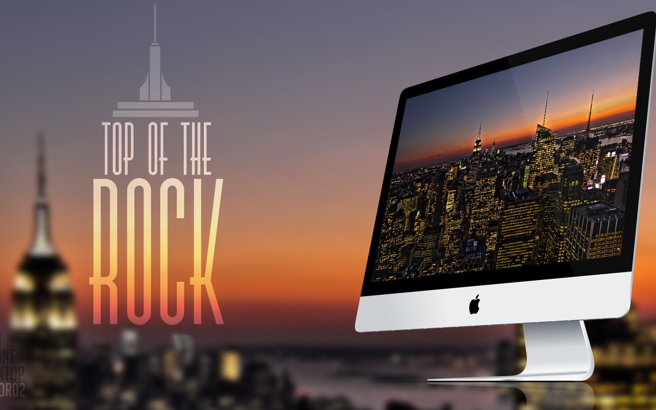 Обои надпись, монитор, эппл, top of the rock, the inscription, monitor, apple разрешение 1920x1080 Загрузить