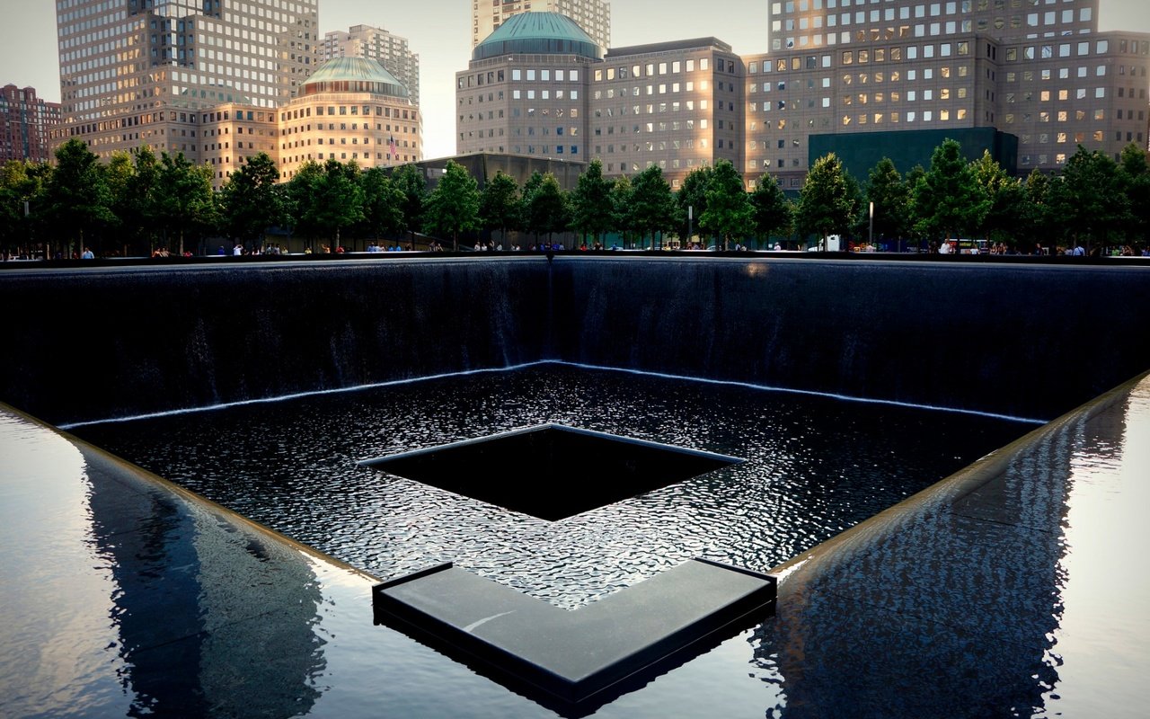 Обои сша, нью-йорк, мемориал, 11 сентября, теракт, usa, new york, memorial, 11 sep, the attack разрешение 1920x1200 Загрузить