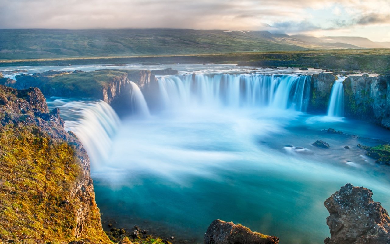 Обои водопад, мощь природы, waterfall, the power of nature разрешение 5000x3311 Загрузить