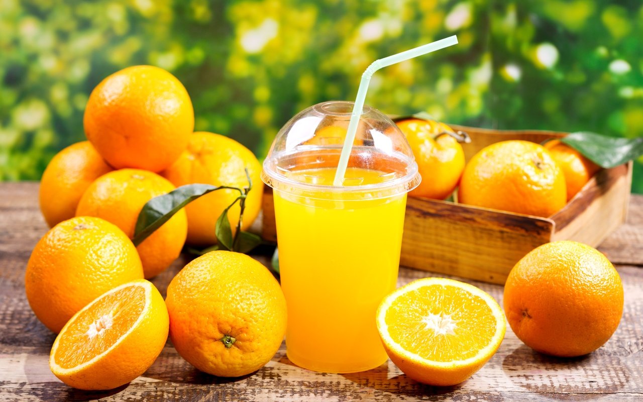 Обои фрукты, апельсин, стакан, цитрусы, сок, fruit, orange, glass, citrus, juice разрешение 5100x3521 Загрузить
