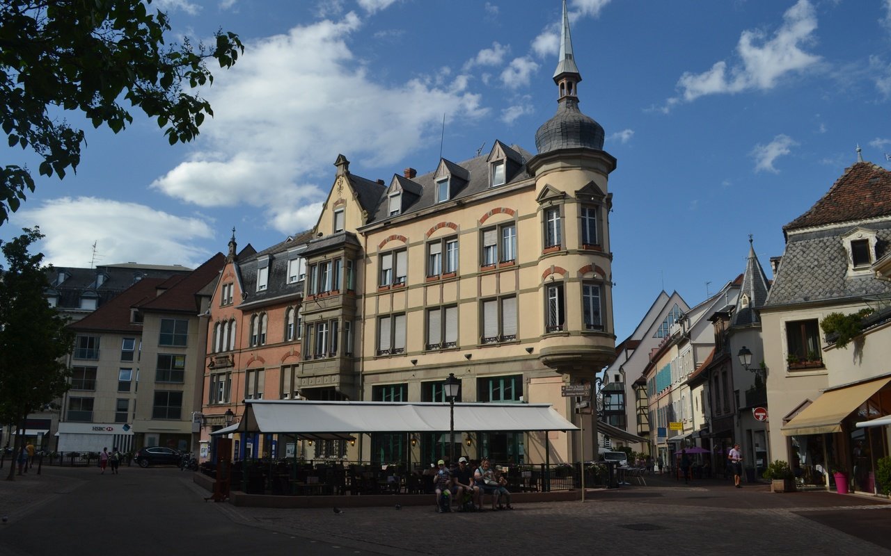 Обои улица, архитектура, здание, франция, франци, кольмар, street, architecture, the building, france, colmar разрешение 4608x3072 Загрузить