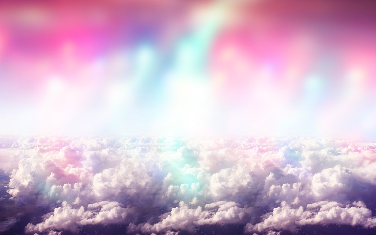 Обои небо, облака, цветное небо, the sky, clouds, colored sky разрешение 2560x1600 Загрузить