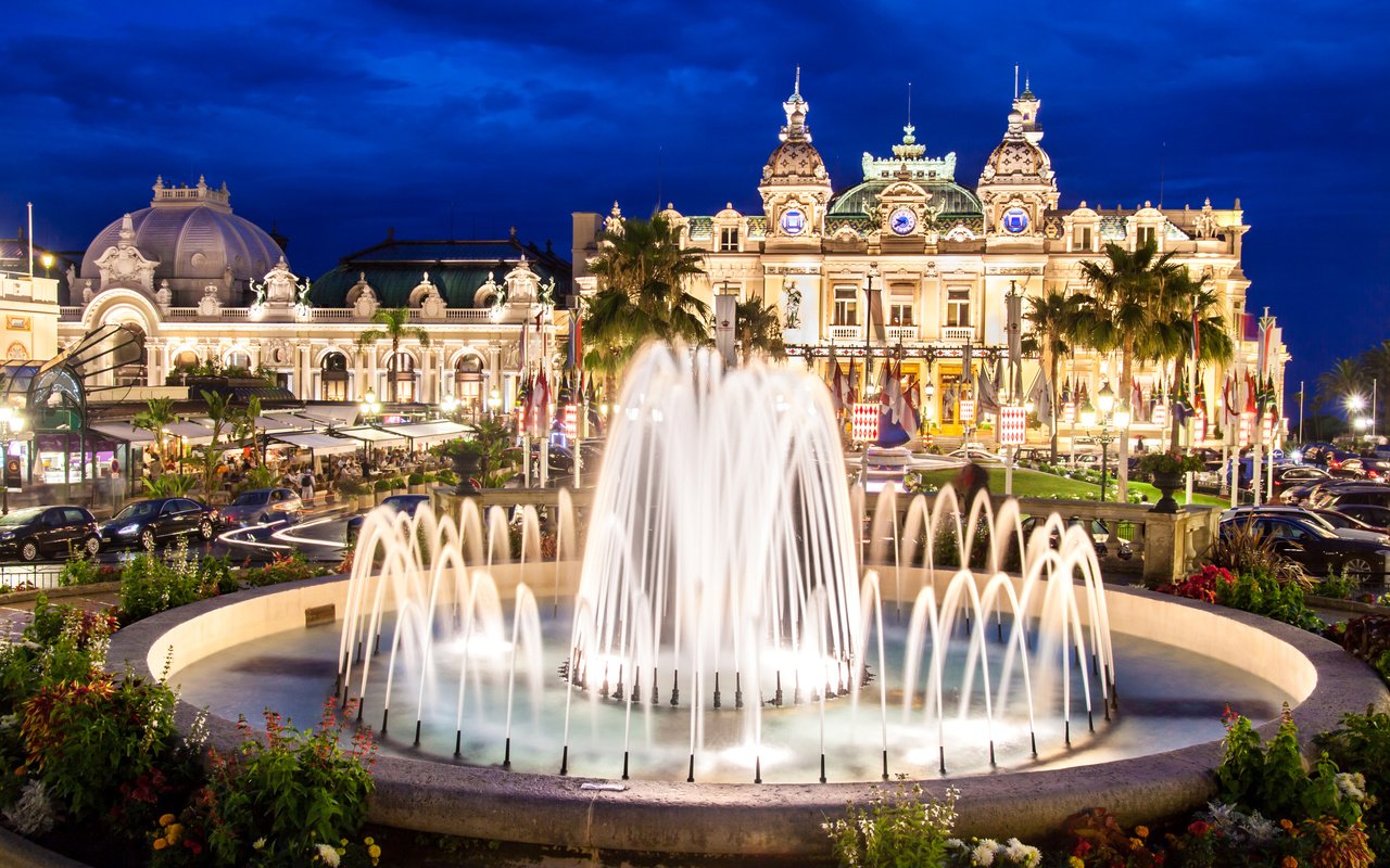 Обои фонтан, здание, опера, монако, монте-карло, fountain, the building, opera, monaco, monte carlo разрешение 3750x2500 Загрузить