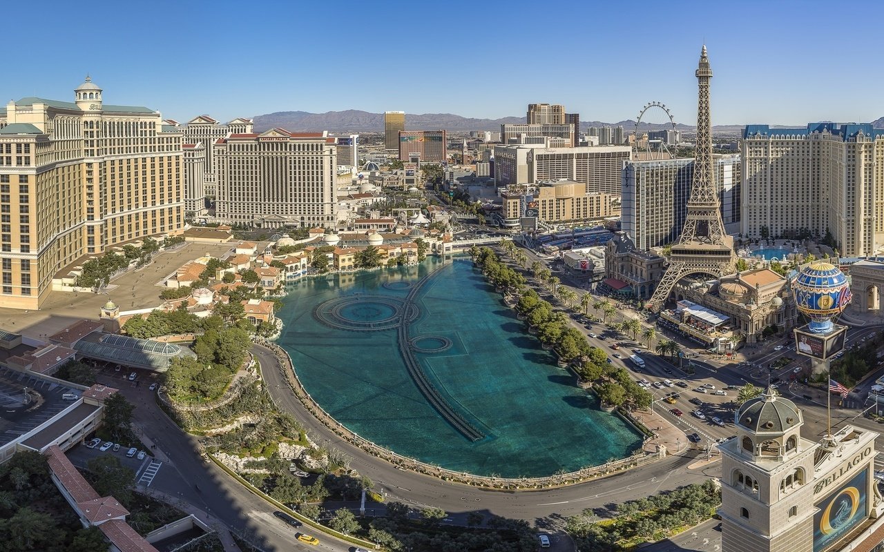 Обои панорама, город, сша, лас-вегас, panorama, the city, usa, las vegas разрешение 2048x1132 Загрузить