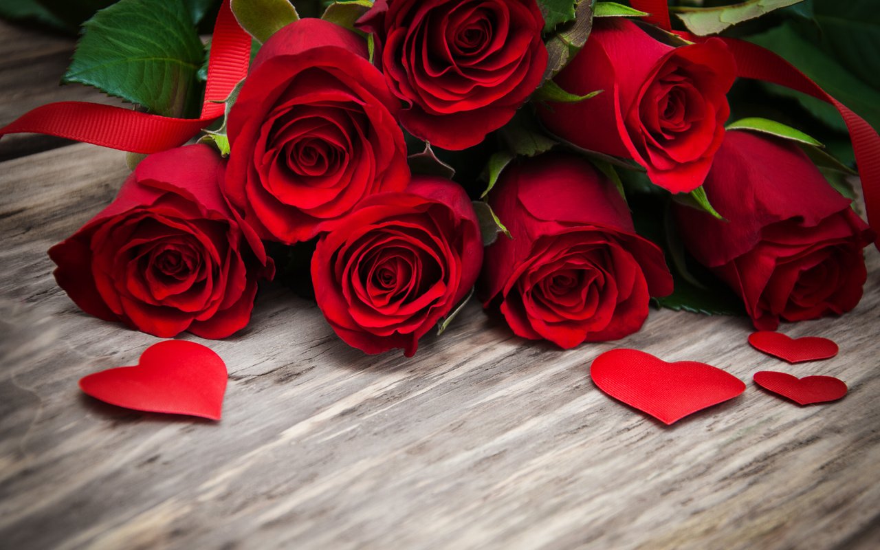 Обои цветы, бутоны, розы, красные, букет, сердечки, flowers, buds, roses, red, bouquet, hearts разрешение 4114x2631 Загрузить