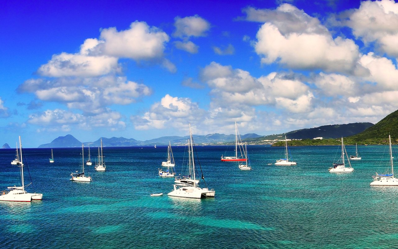 Обои пейзаж, море, яхты, landscape, sea, yachts разрешение 4112x2313 Загрузить