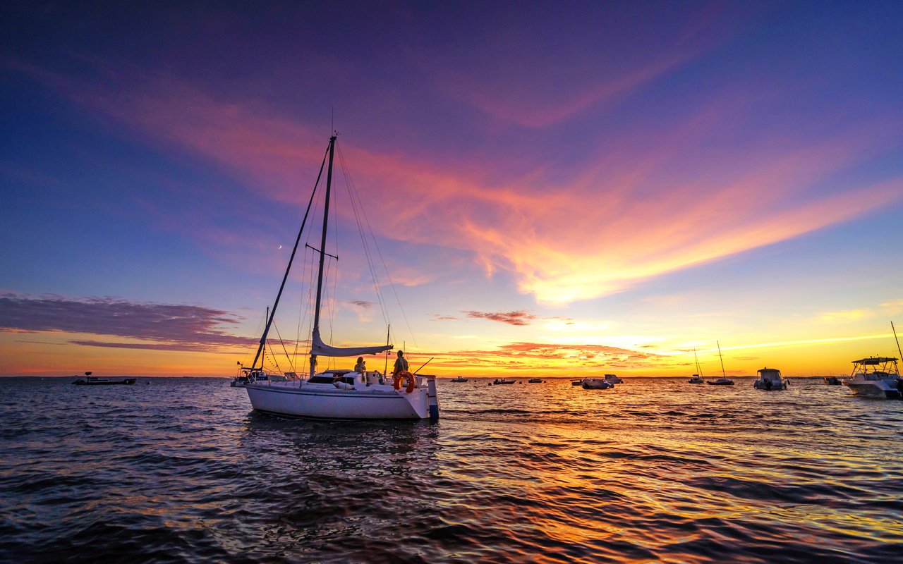 Обои закат, море, яхты, лодки, 11, sunset, sea, yachts, boats разрешение 6000x4000 Загрузить