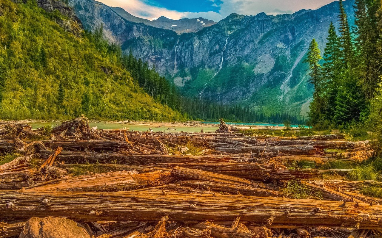 Обои сша, монтана, национальный парк глейшер, glacier national park headquarters, usa, montana, glacier national park разрешение 2048x1403 Загрузить