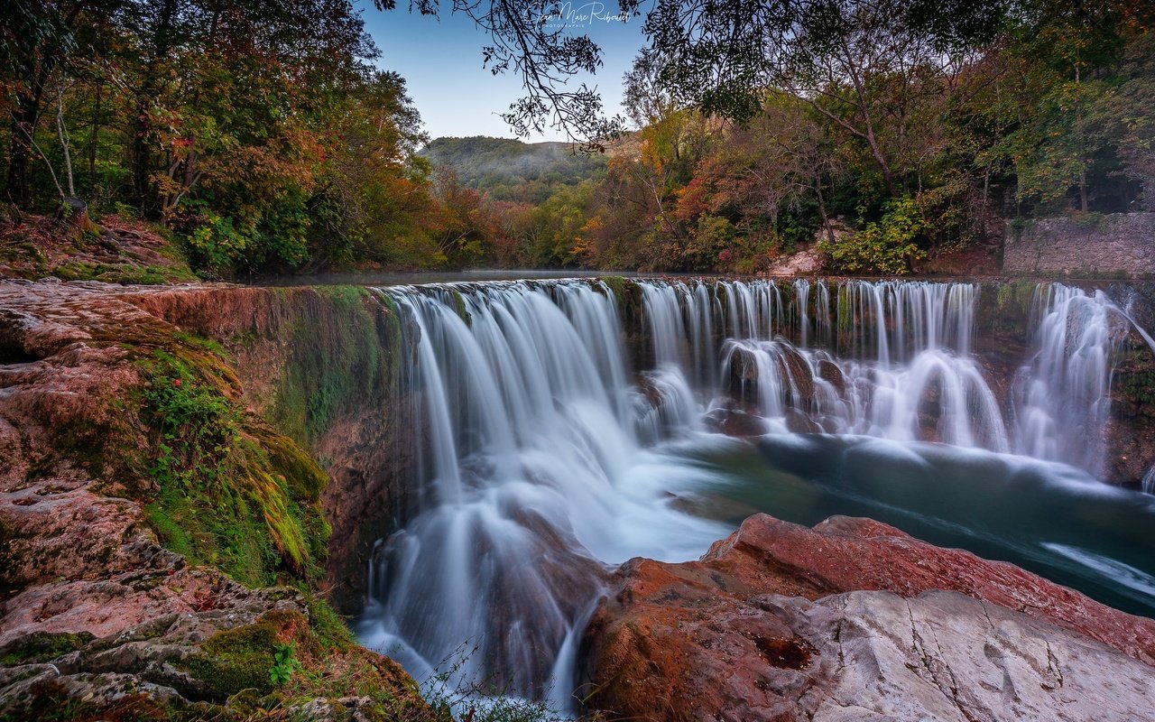 Обои река, лес, водопад, осень, франция, каскад, river, forest, waterfall, autumn, france, cascade разрешение 2048x1365 Загрузить