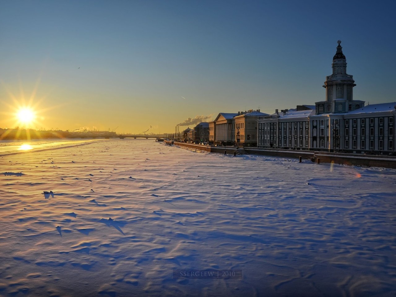 Обои зима, санкт-петербург, serg-sergeew, winter, saint petersburg разрешение 2560x1600 Загрузить