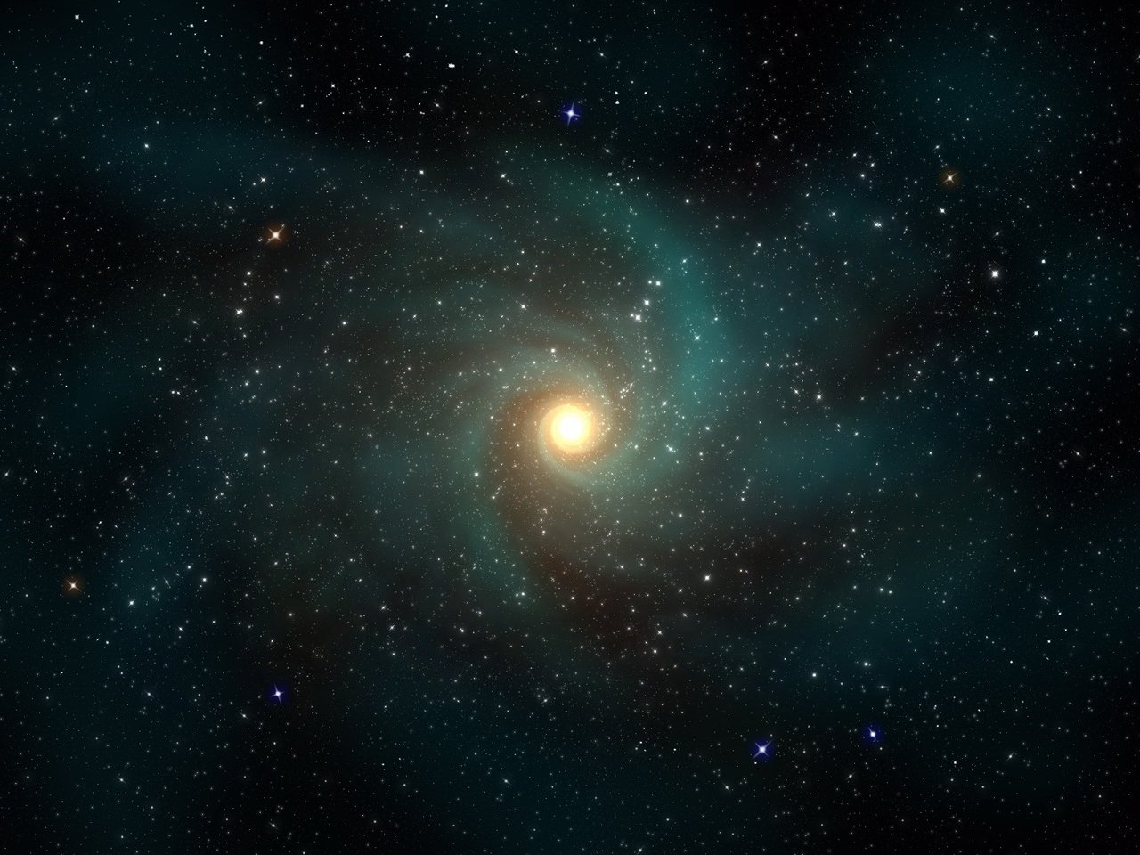 Обои звезды, галактика, спираль, stars, galaxy, spiral разрешение 1920x1200 Загрузить