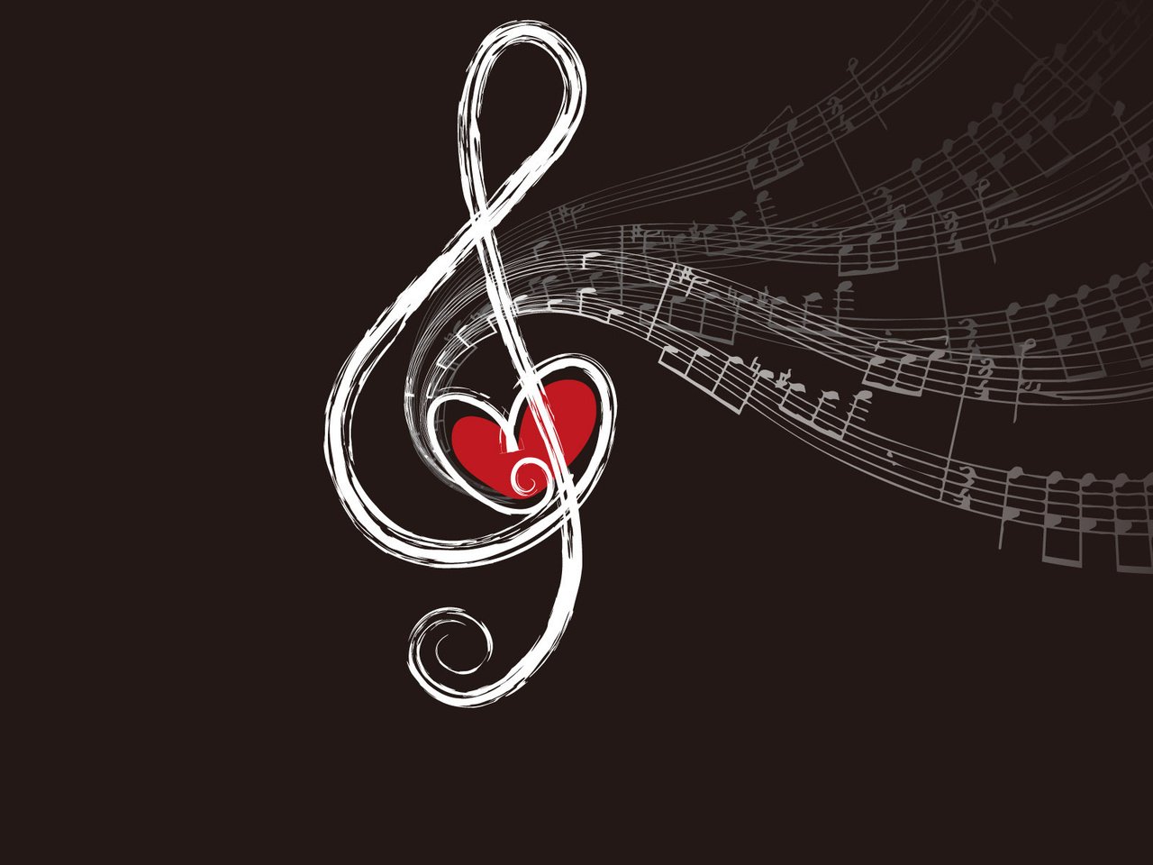 Обои ноты, ключ, сердце, скрипичный, звуки, notes, key, heart, violin, sounds разрешение 1920x1200 Загрузить