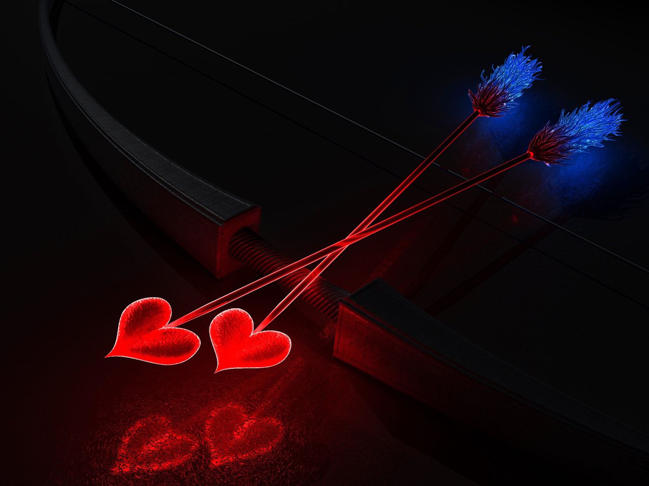 Обои любовь, сердца, стрелы, купидон, love, heart, arrows, cupid разрешение 2560x1600 Загрузить