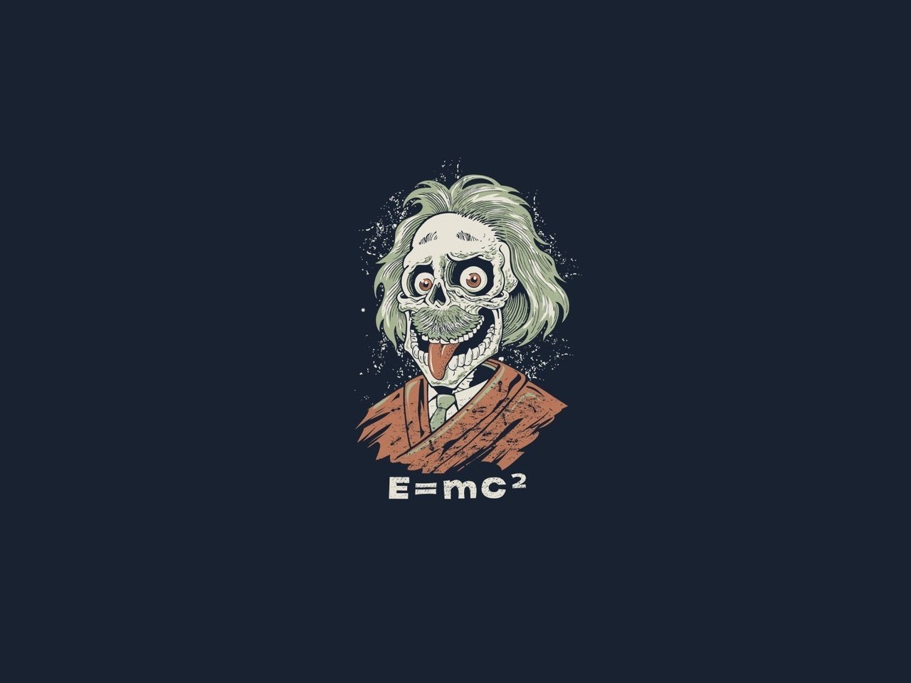 Обои зомби, e=mc2, эйнштейн, мертвяк, zombies, einstein, ghoul разрешение 1920x1080 Загрузить