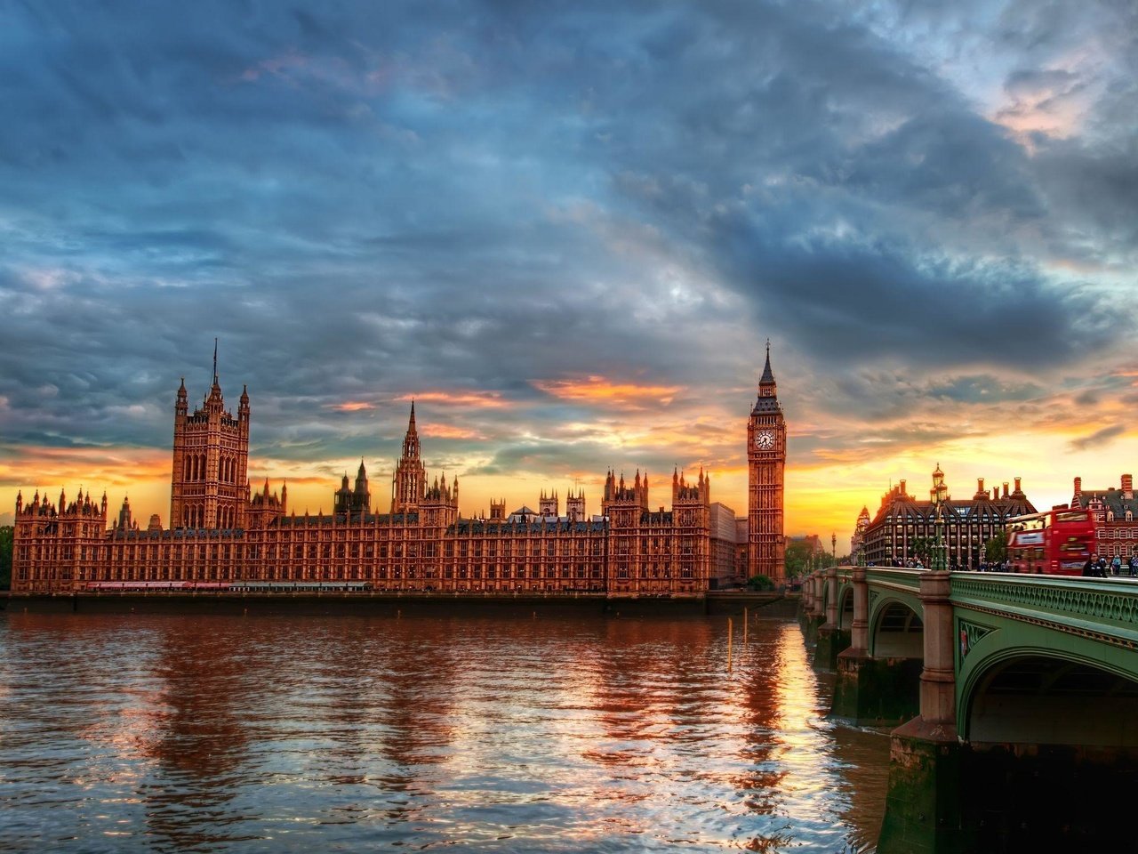 Обои река, лондон, темза, вестминстерское аббатство, river, london, thames, westminster abbey разрешение 2048x1536 Загрузить