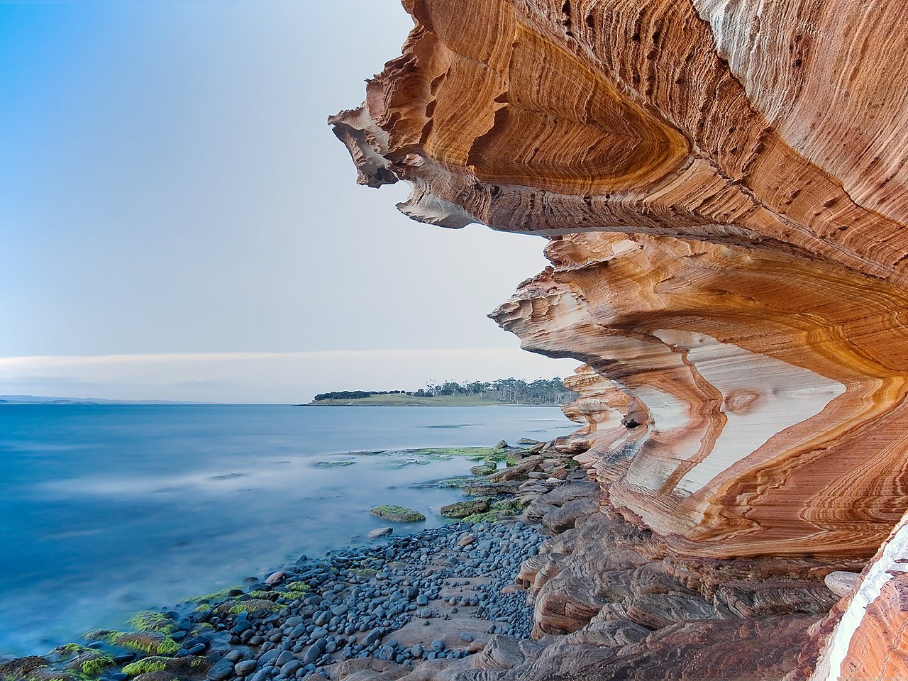 Обои море, скала, пляж, sea, rock, beach разрешение 1944x1296 Загрузить