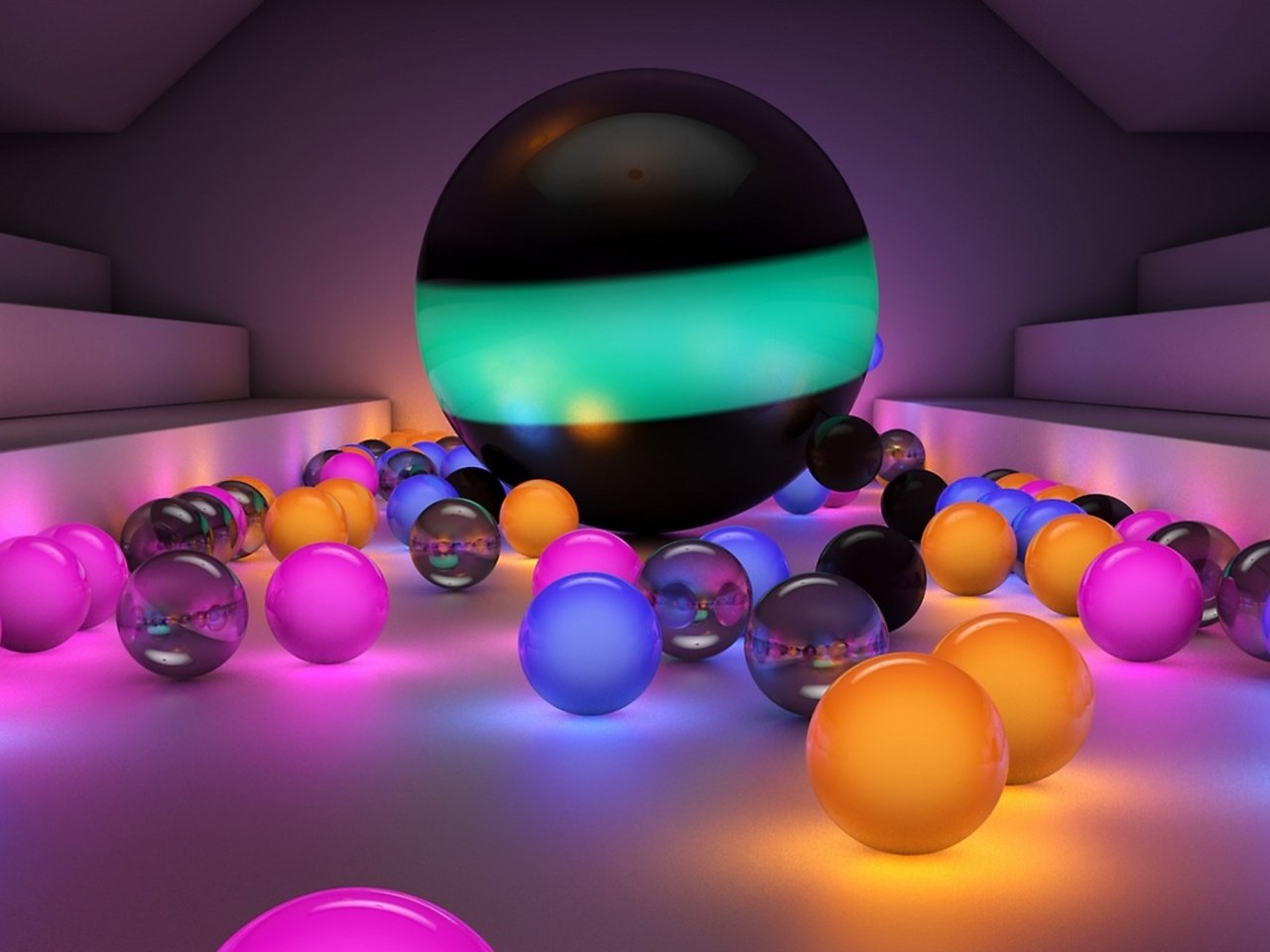 Обои свет, шары, разноцветные, форма, шарики, светящиеся шары, light, balls, colorful, form, glowing orbs разрешение 2560x1440 Загрузить