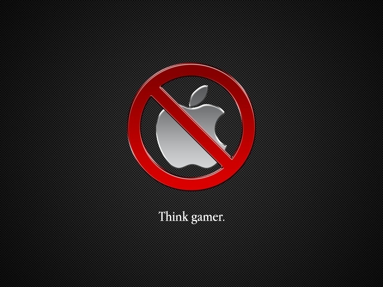 Обои think gamer, world apple, эппл, apple разрешение 1920x1200 Загрузить