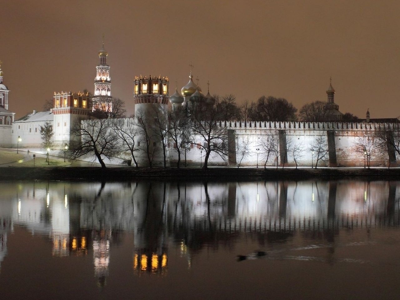 Обои монастырь, новодевичий, the monastery, novodevichy разрешение 1920x1080 Загрузить