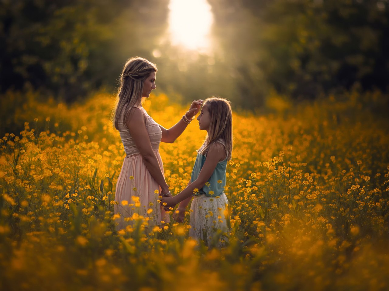 Обои свет, цветы, лето, дети, девочка, луг, любовь, мама, light, flowers, summer, children, girl, meadow, love, mom разрешение 2048x1481 Загрузить