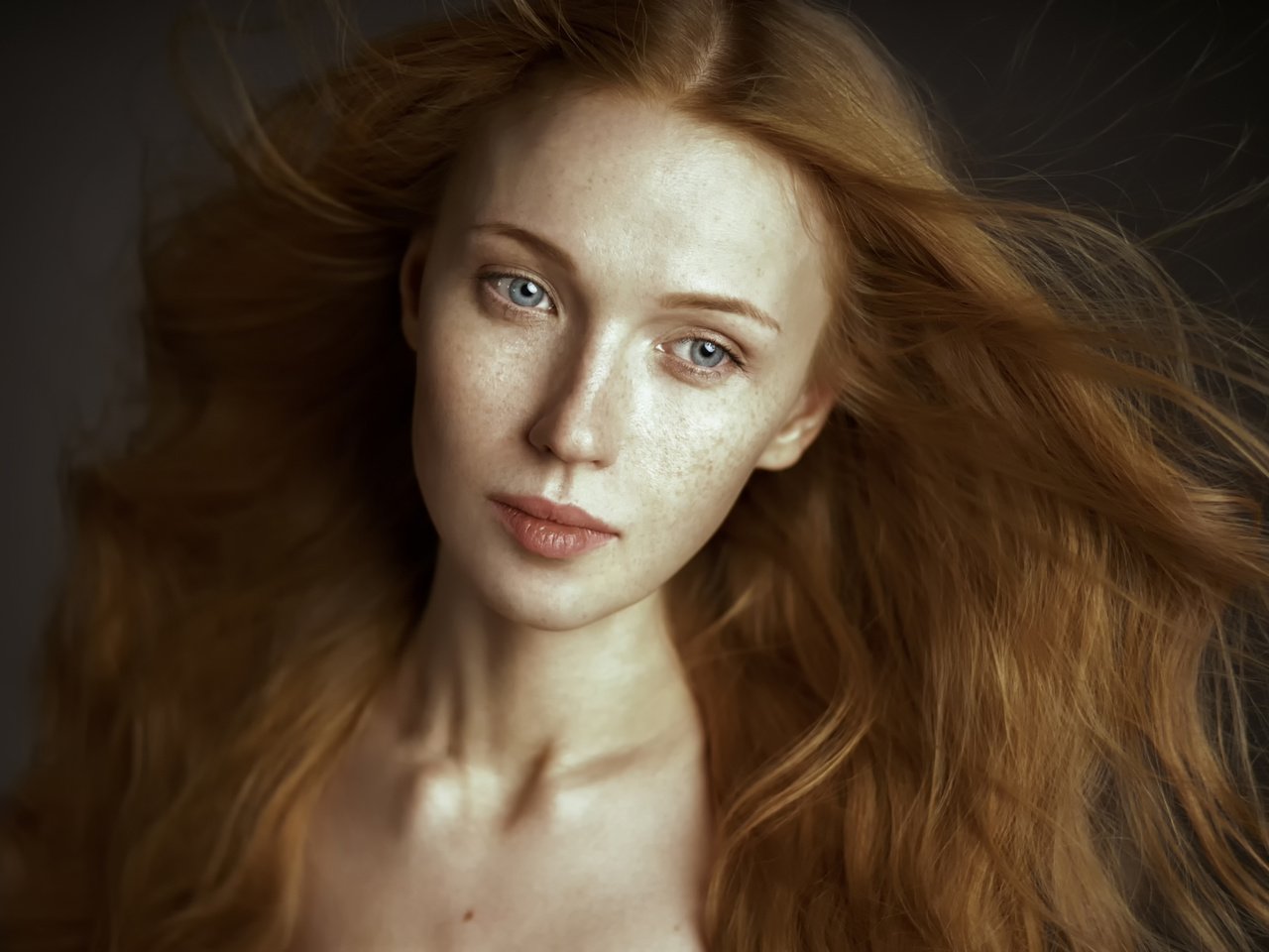 Обои взгляд, лицо, рыжеволосая, alexander vinogradov, look, face, redhead разрешение 2048x1366 Загрузить