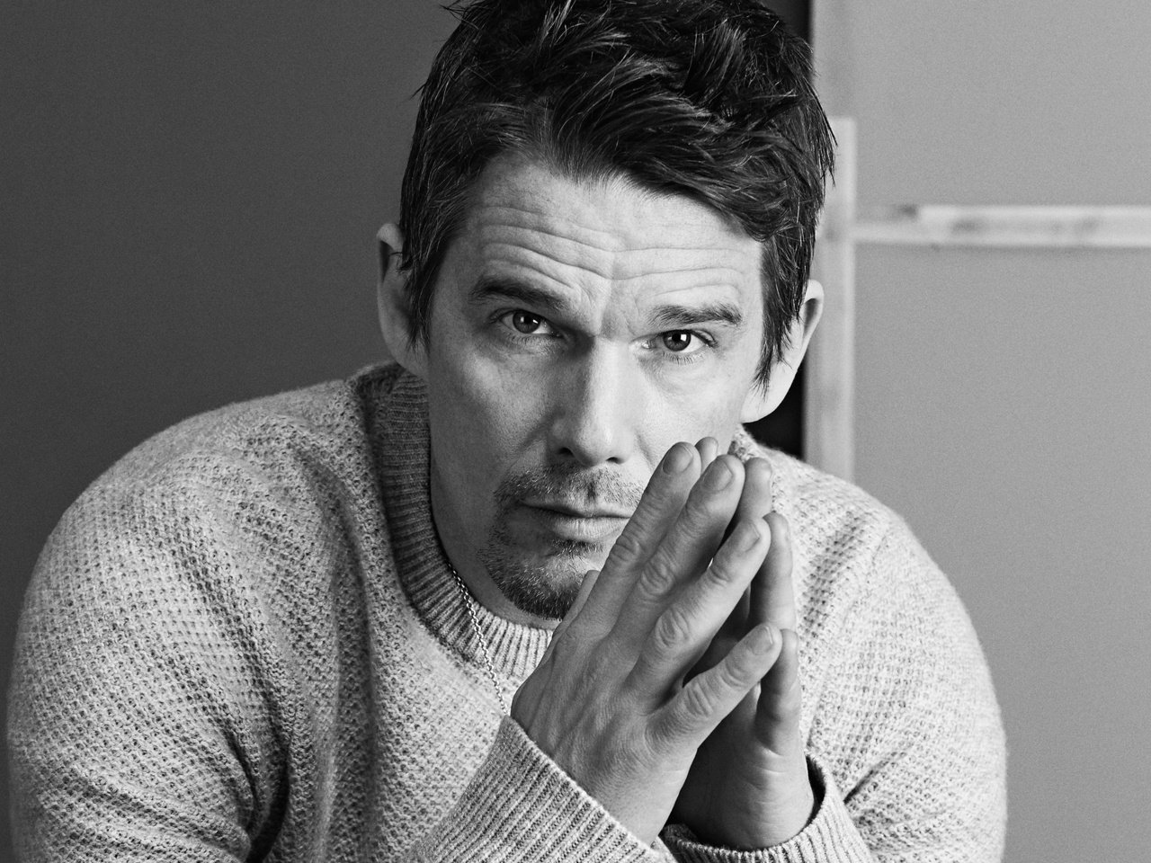 Обои чёрно-белое, актёр, фотосессия, итан хоук, mark abrahams, california style, black and white, actor, photoshoot, ethan hawke разрешение 3000x2000 Загрузить