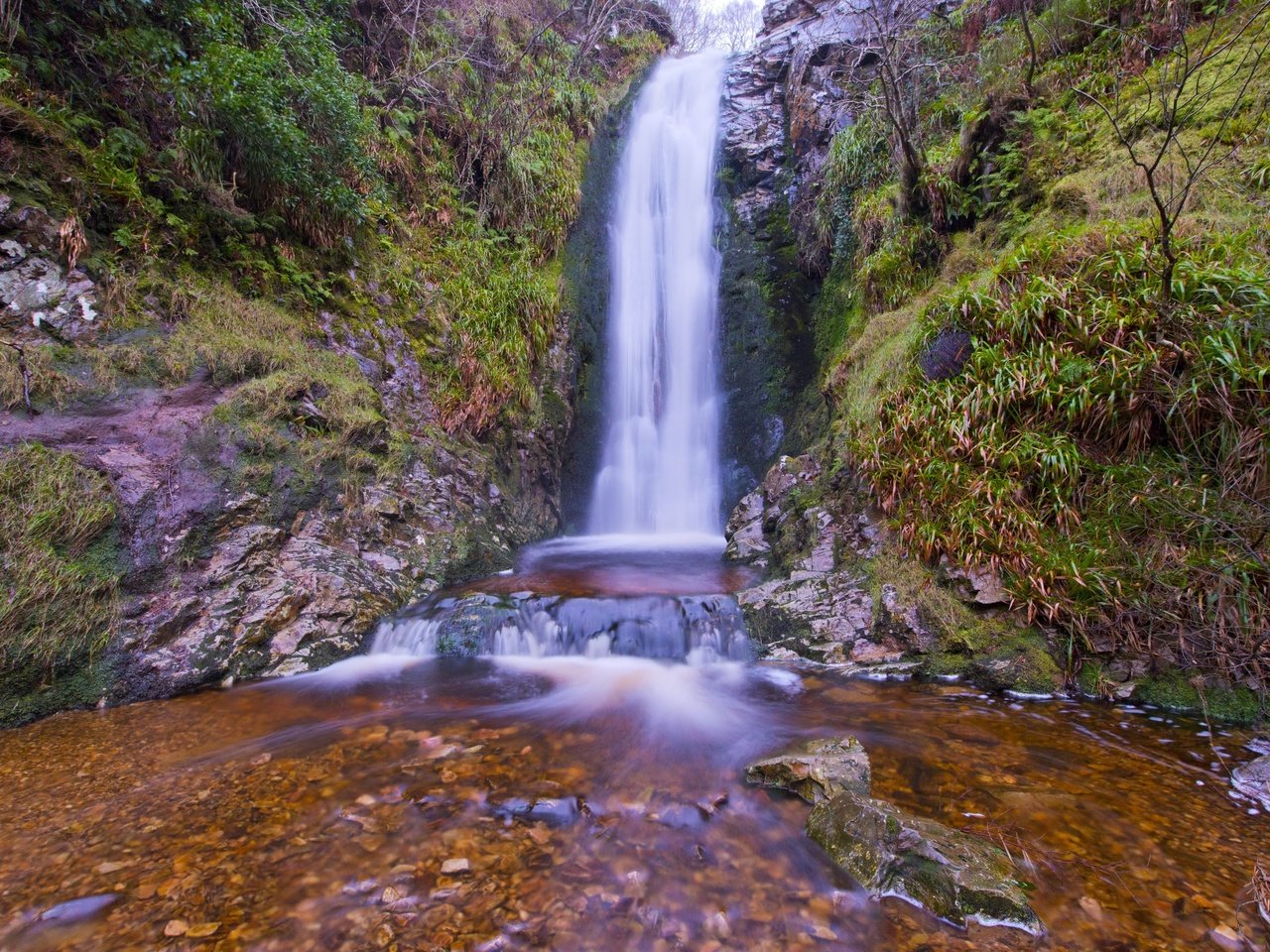 Обои камни, водопад, обрыв, ирландия, glenevin waterfall, clonmany, stones, waterfall, open, ireland разрешение 2880x1922 Загрузить