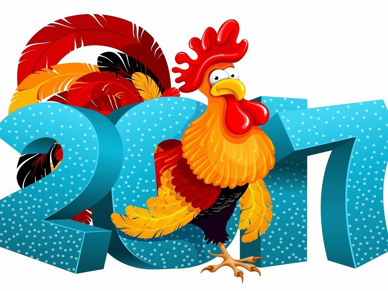 Обои новый год, петух, 2017, new year, cock разрешение 2560x1440 Загрузить