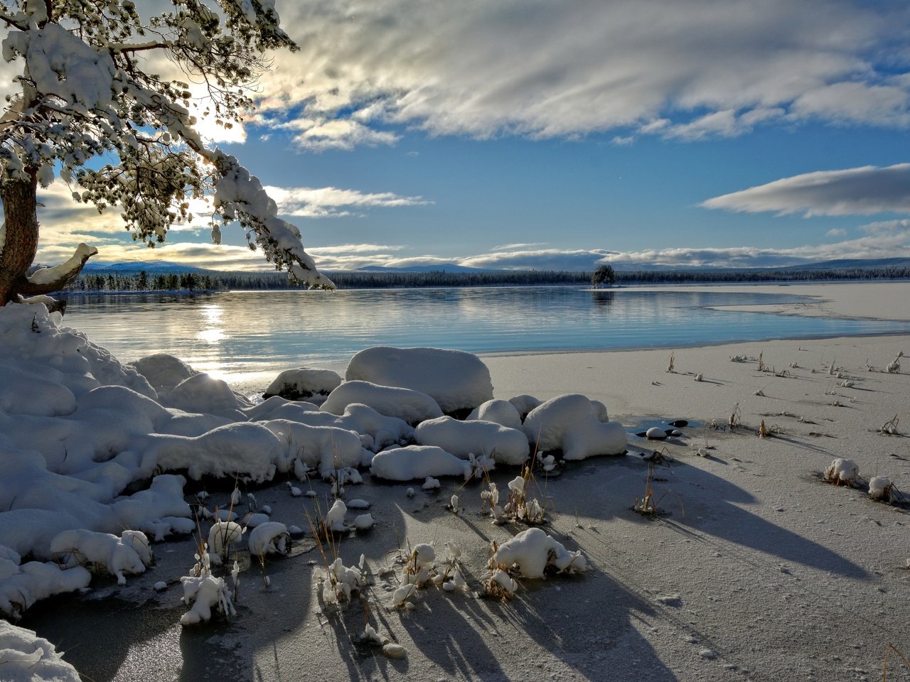 Обои зима, норвегия, hedmark fylke, tjernli, winter, norway разрешение 4000x2667 Загрузить