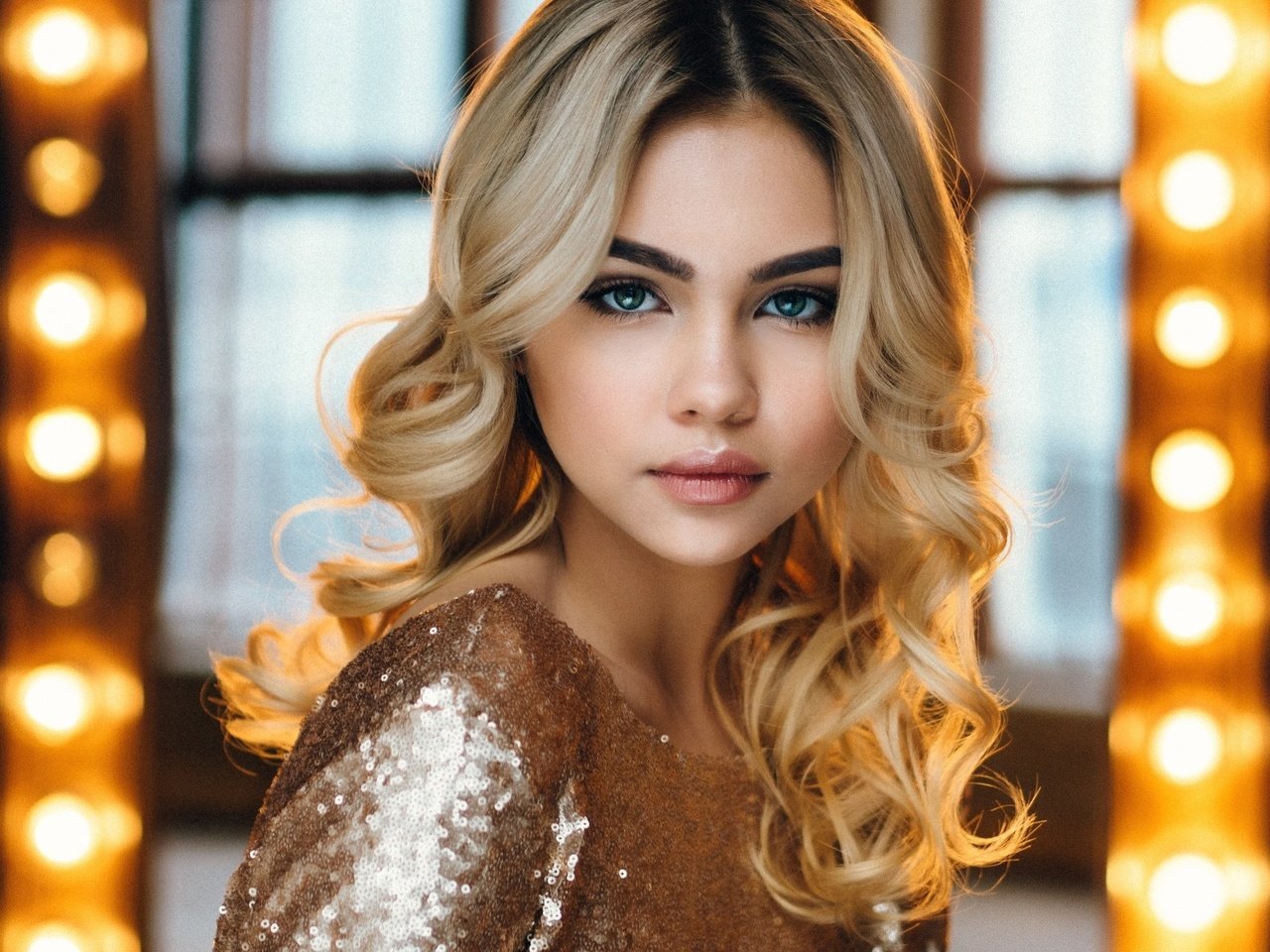 Обои девушка, блондинка, портрет, взгляд, модель, лицо, локоны, girl, blonde, portrait, look, model, face, curls разрешение 2000x1596 Загрузить