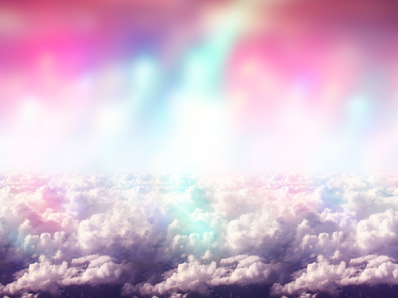 Обои небо, облака, цветное небо, the sky, clouds, colored sky разрешение 2560x1600 Загрузить