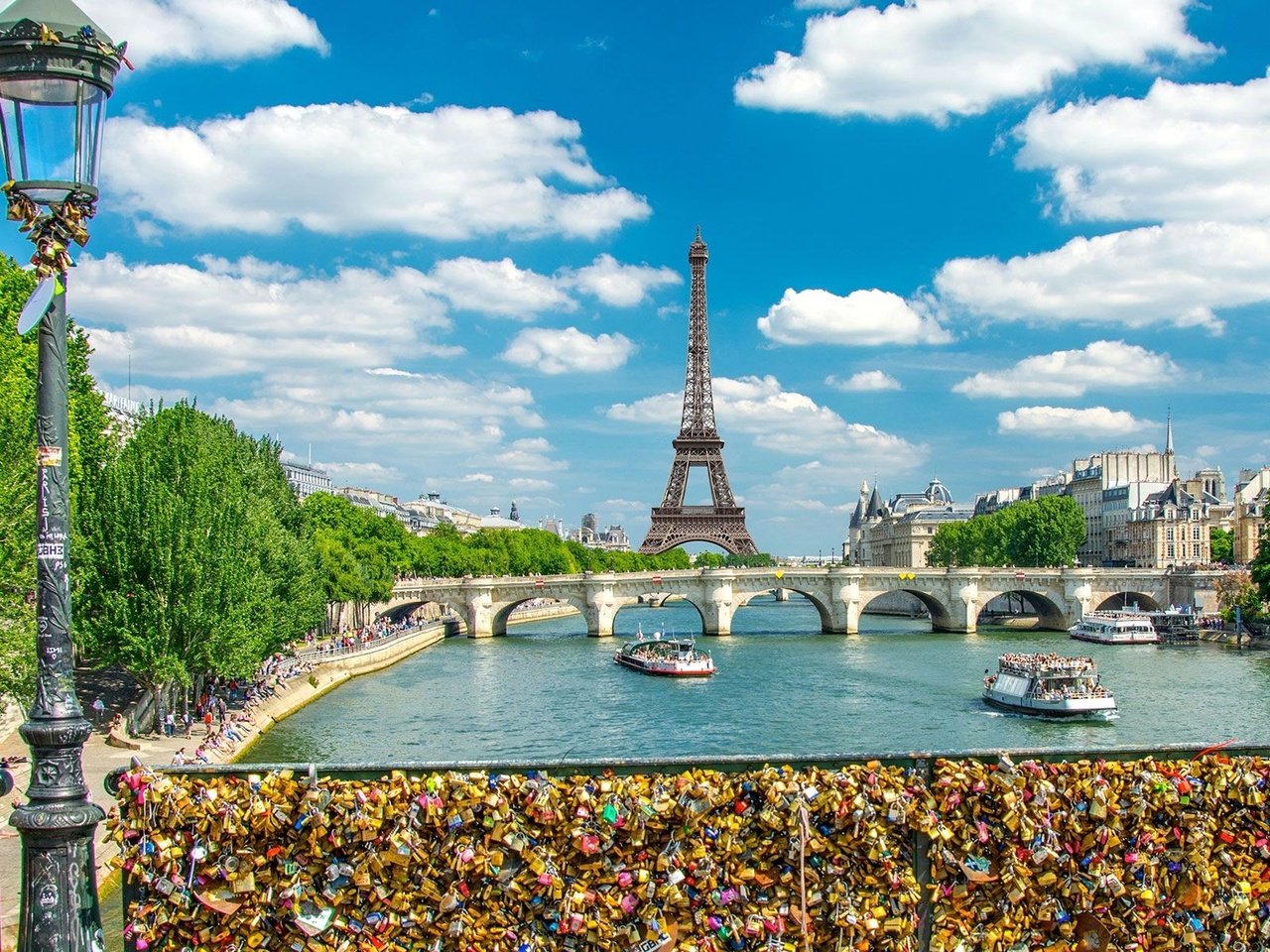 Обои река, мост, париж, франция, эйфелева башня, сена, river, bridge, paris, france, eiffel tower, hay разрешение 1920x1200 Загрузить