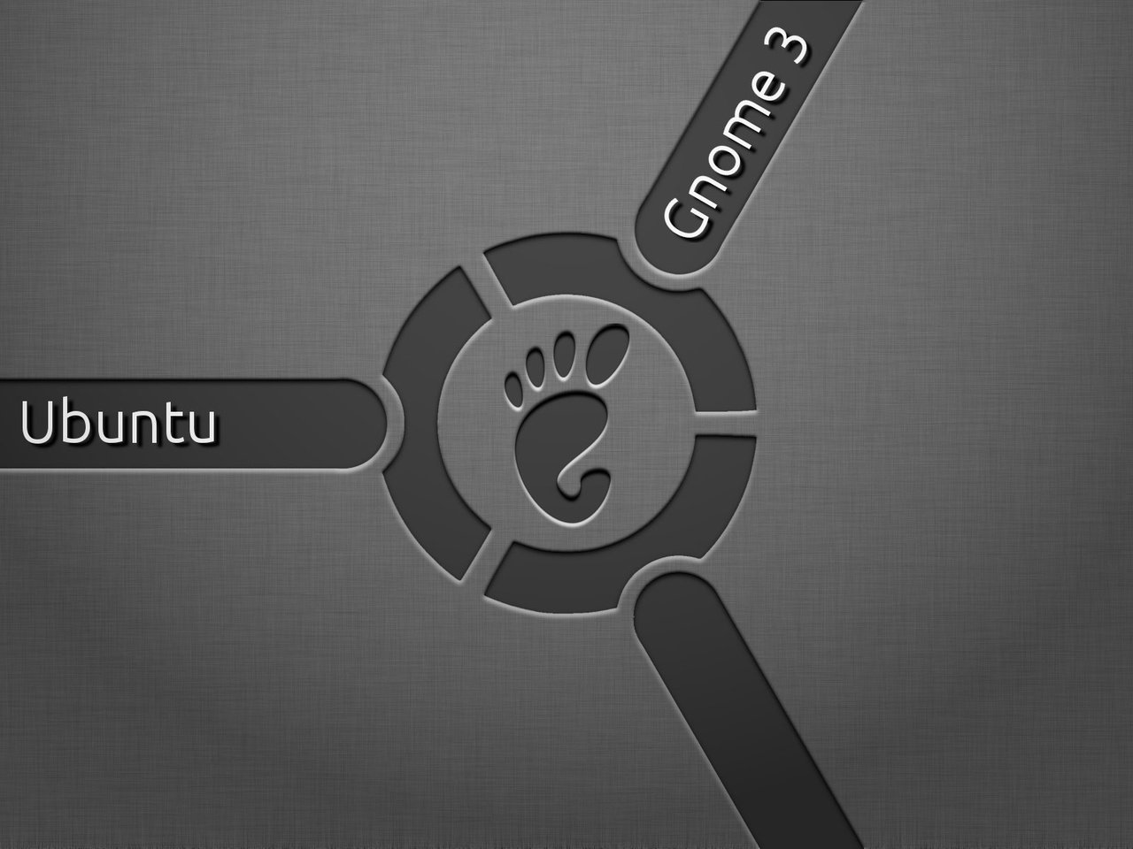 Обои чёрно-белое, логотип, ос, операционная система, бубунту, gnome, black and white, logo, os, operating system, ubuntu разрешение 1920x1200 Загрузить