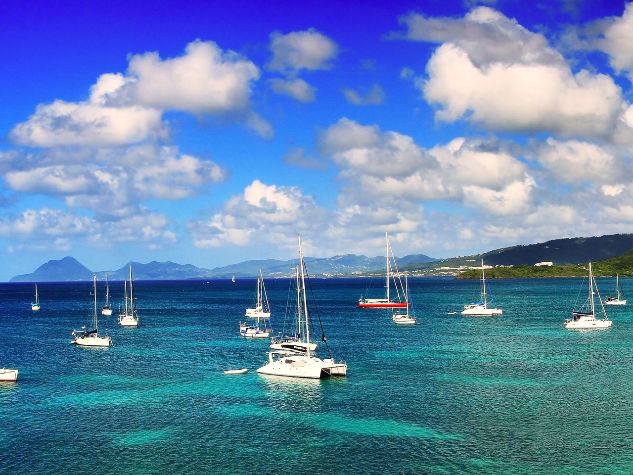 Обои пейзаж, море, яхты, landscape, sea, yachts разрешение 4112x2313 Загрузить