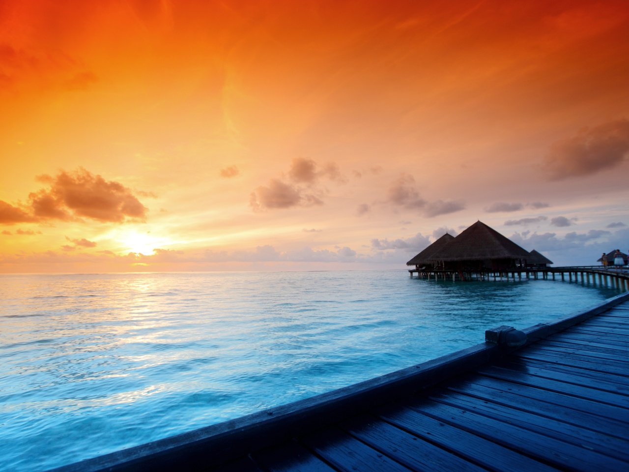Обои закат, море, тропики, 3, мальдивы, sunset, sea, tropics, the maldives разрешение 5444x3630 Загрузить