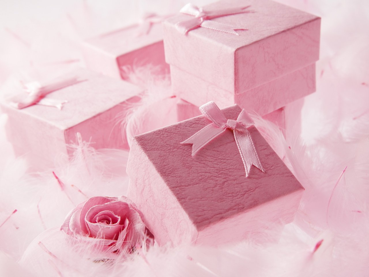 Обои подарки, розовые, праздник, коробки, сюрприз, gifts, pink, holiday, box, surprise разрешение 2560x1920 Загрузить