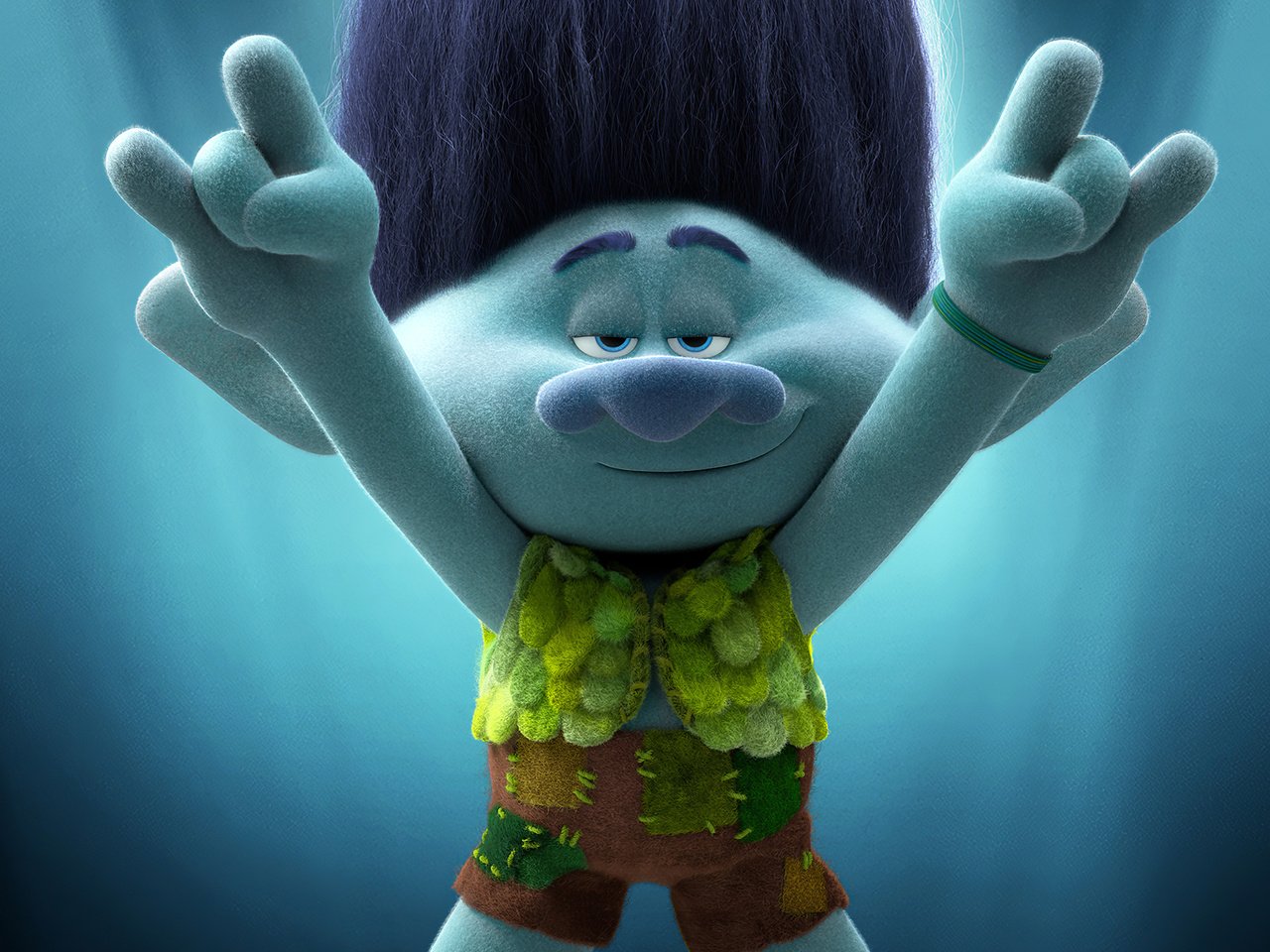 Обои мультфильм, персонаж, trolls, тролли, цветан, trolls world tour, cartoon, character разрешение 3840x2160 Загрузить