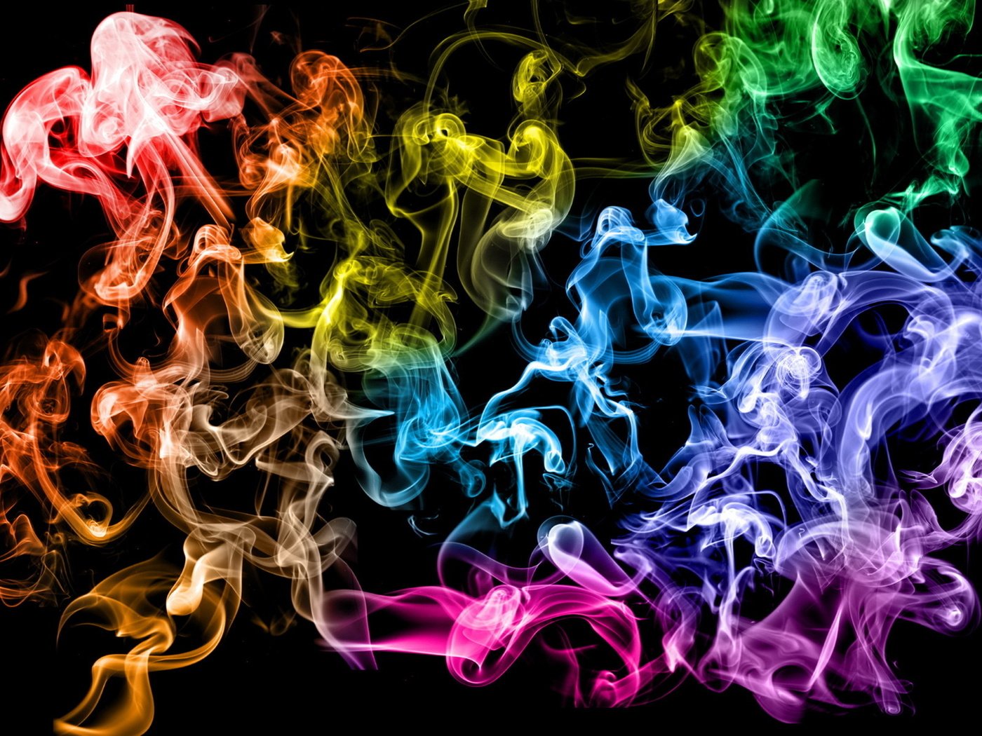 Обои дым, разноцветный, кольца, smoke, colorful, ring разрешение 1920x1200 Загрузить