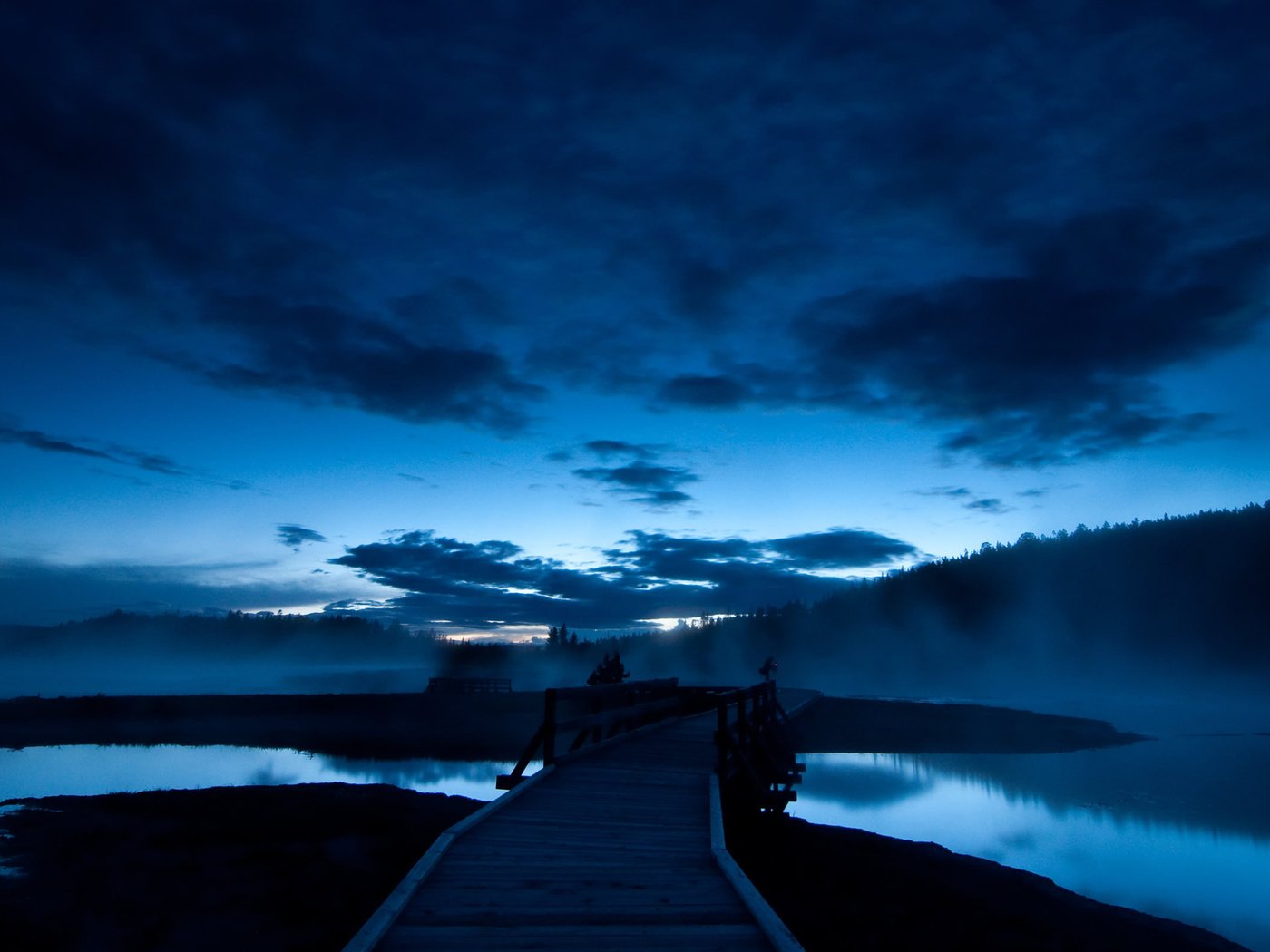 Обои небо, ночь, вода, обои, синий, пейзаж, мост, the sky, night, water, wallpaper, blue, landscape, bridge разрешение 2560x1600 Загрузить