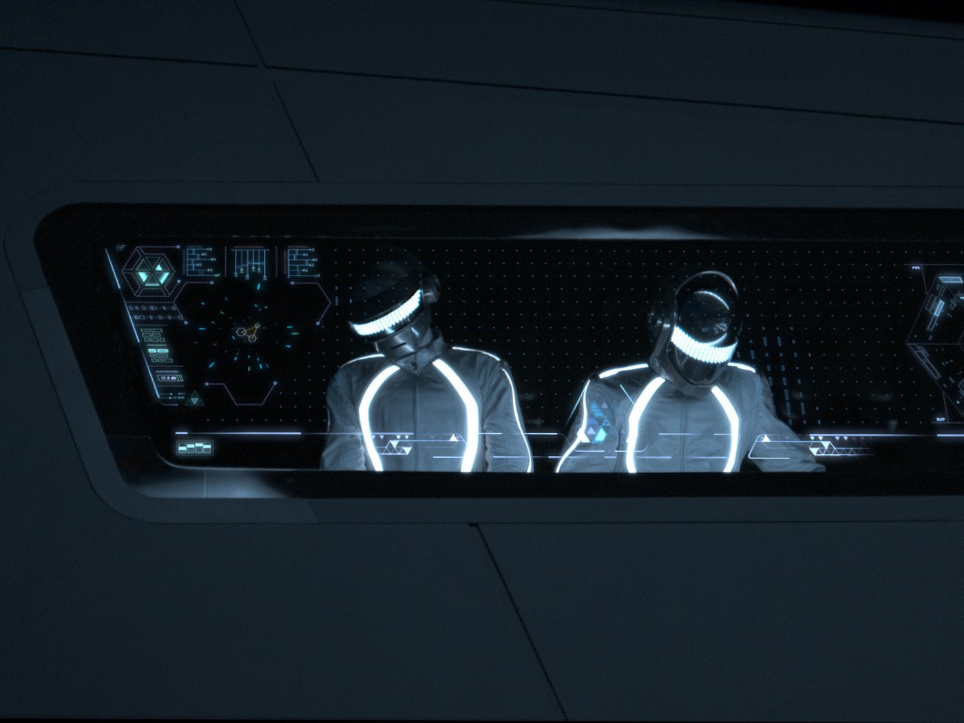 Обои daft punk, tron, legacy разрешение 1920x1080 Загрузить