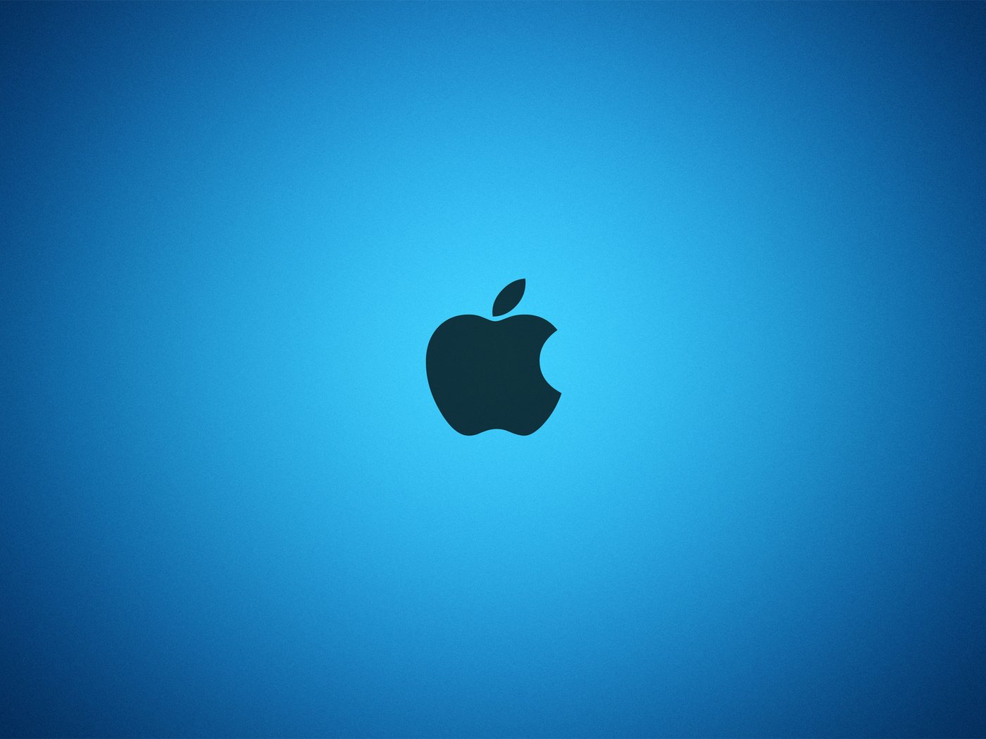 Обои яблоко, голубая, эппл, apple, blue разрешение 2560x1600 Загрузить