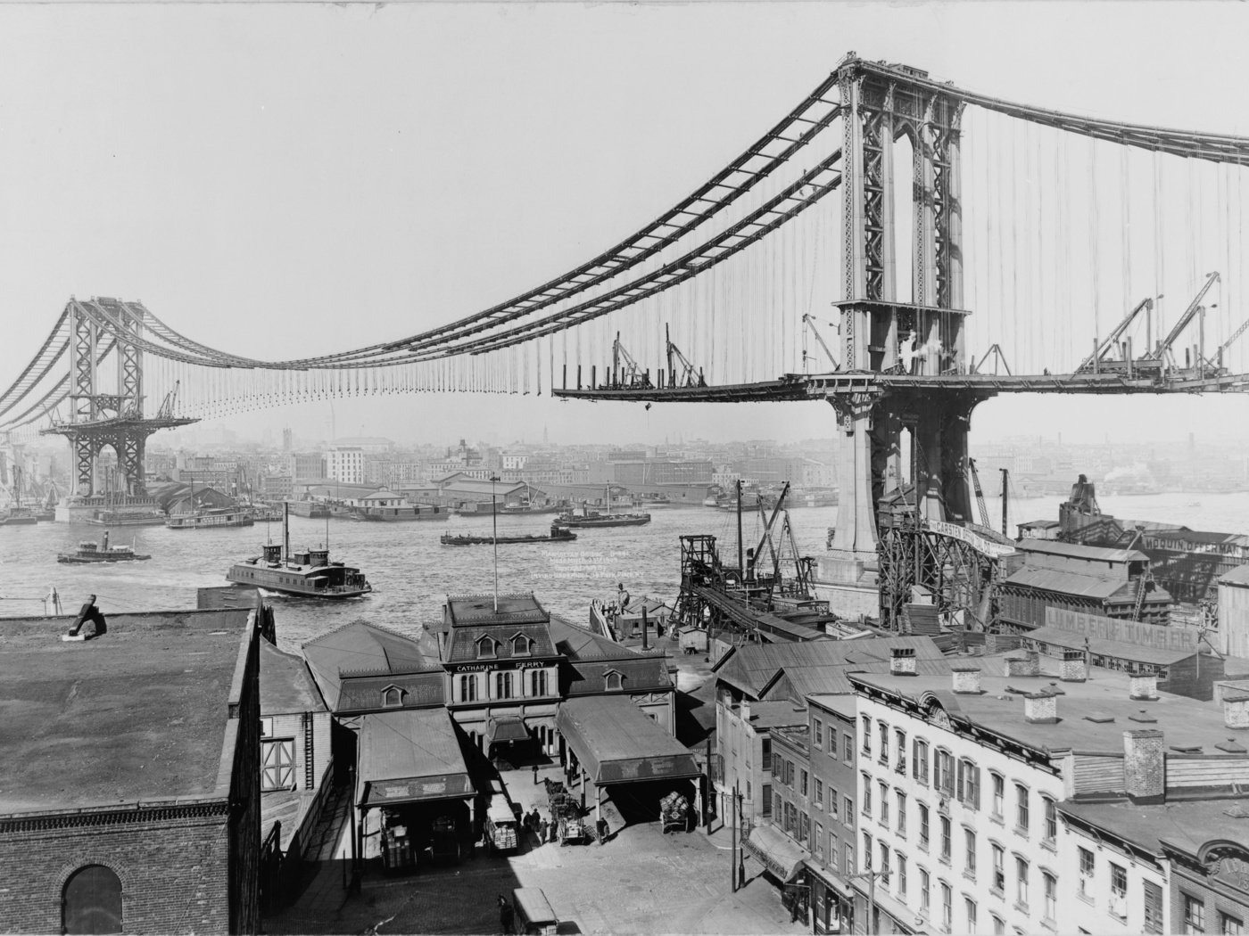 Обои мост, стройка, бруклин, bridge, construction, brooklyn разрешение 3744x2256 Загрузить