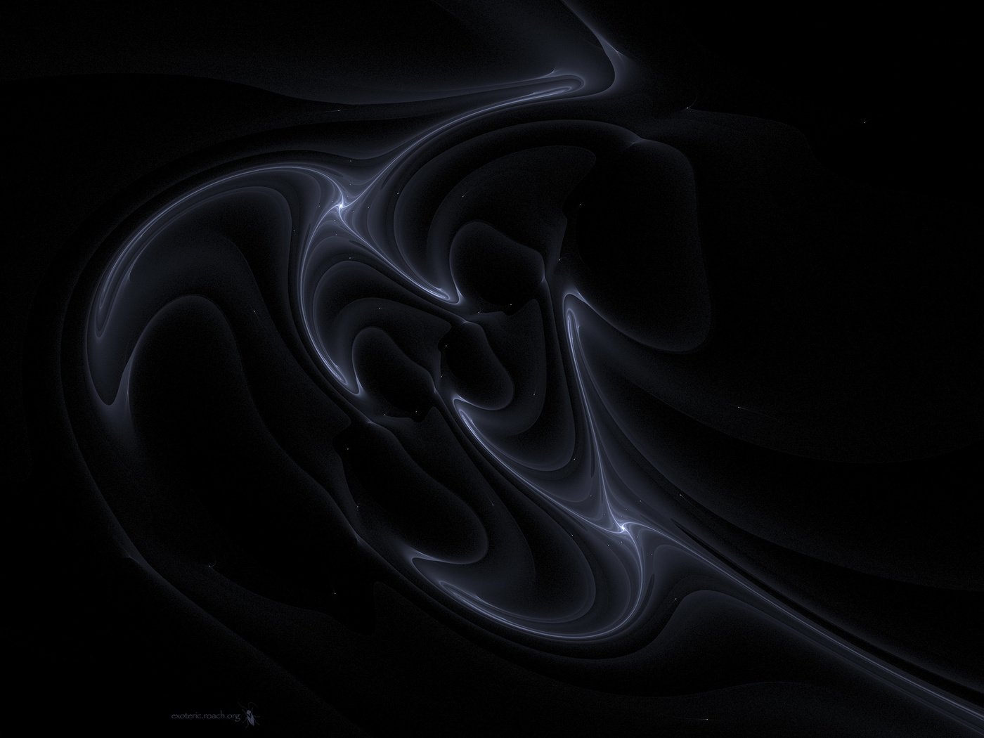 Обои абстракция, дым, черный фон, abstraction, smoke, black background разрешение 2560x1600 Загрузить