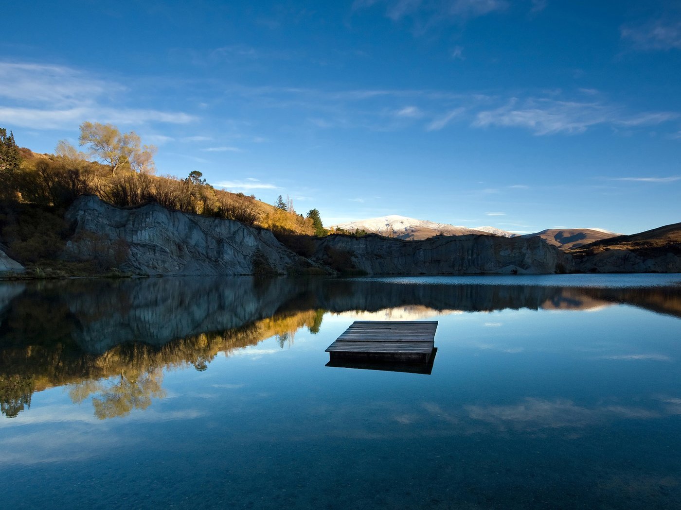 Обои небо, озеро, новая зеландия, blue lake jetty, кристальная чистота, рябь на воде, chris gin, the sky, lake, new zealand, crystal clear, the ripples on the water разрешение 1920x1080 Загрузить