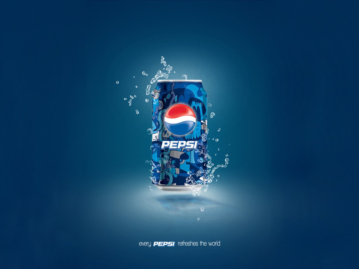 Обои фон, синий, капли, банка, пепси, background, blue, drops, bank, pepsi разрешение 1920x1080 Загрузить