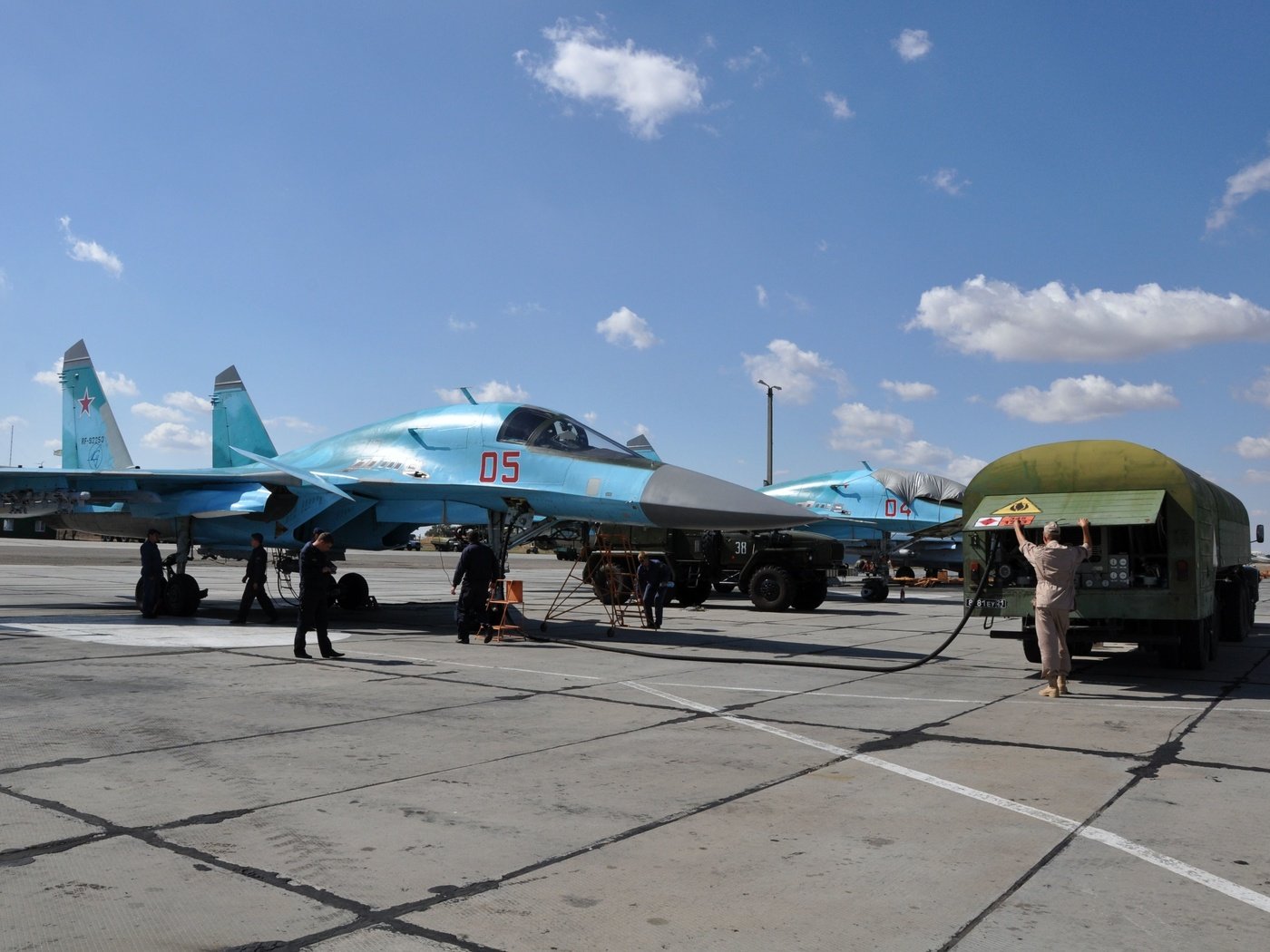 Обои бомбардировщик, су 34, заправка, bomber, su 34, dressing разрешение 4288x2848 Загрузить