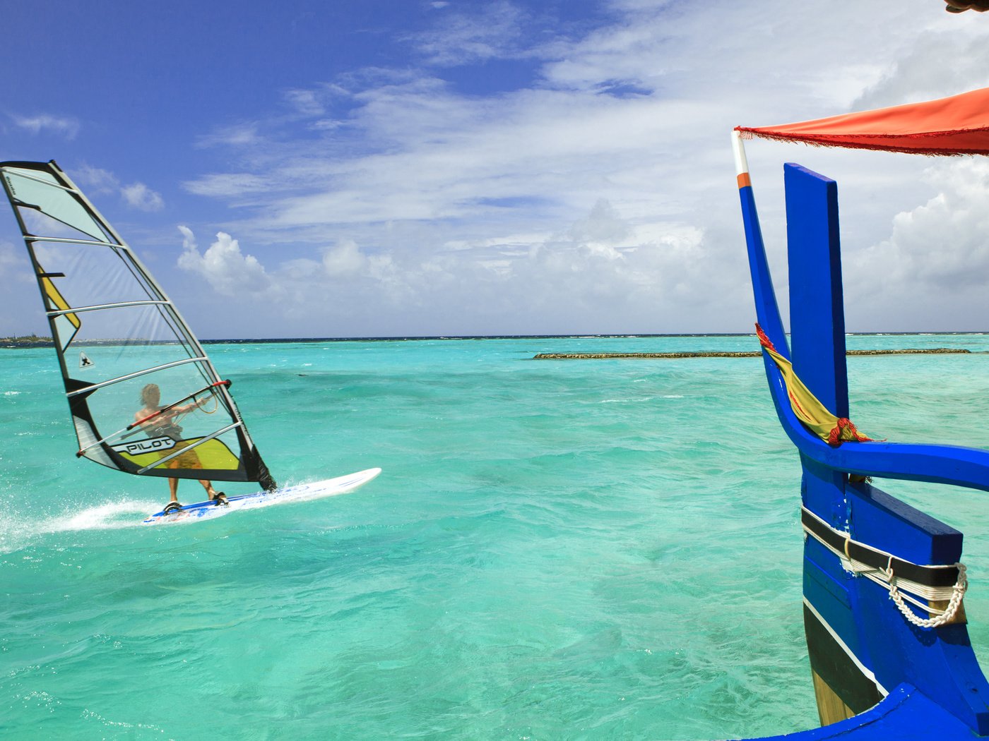 Обои тропики, мальдивы, виндсёрфинг, tropics, the maldives, windsurfing разрешение 5265x3510 Загрузить