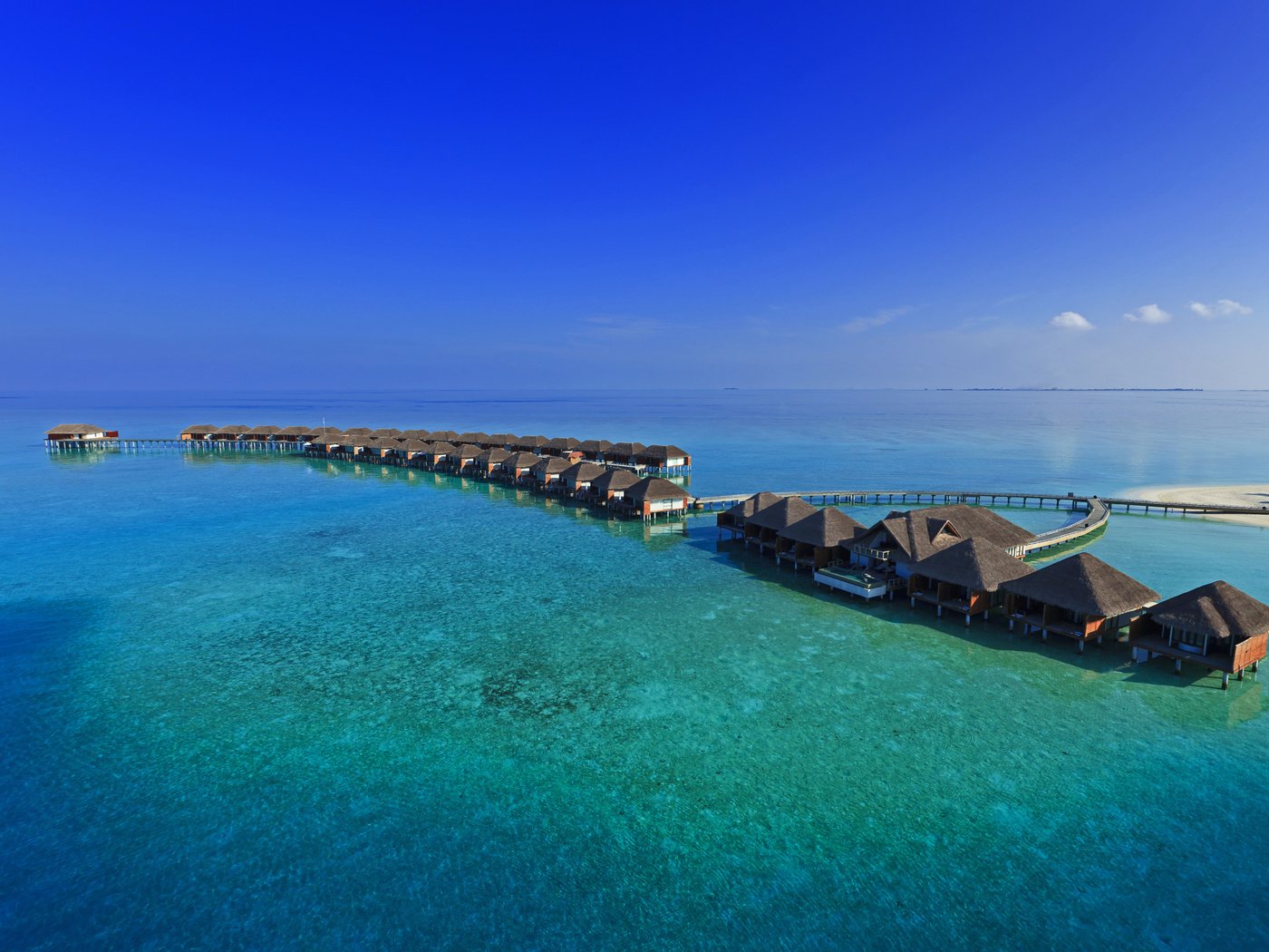 Обои бунгало, тропики, мальдивы, bungalow, tropics, the maldives разрешение 5307x3538 Загрузить