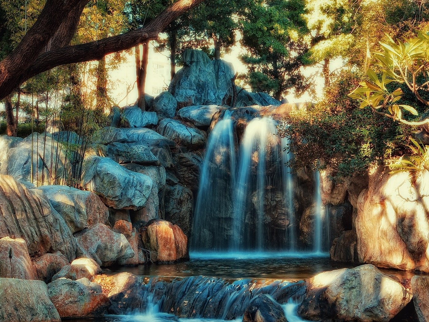 Обои водопад, waterfall разрешение 1920x1200 Загрузить